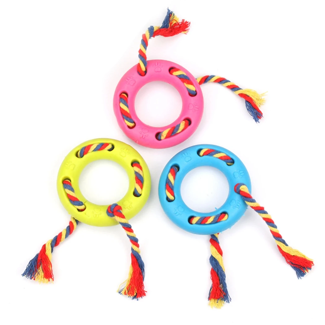 Резиновый жевательный узел для домашних животных собак щенков прочная плетеная