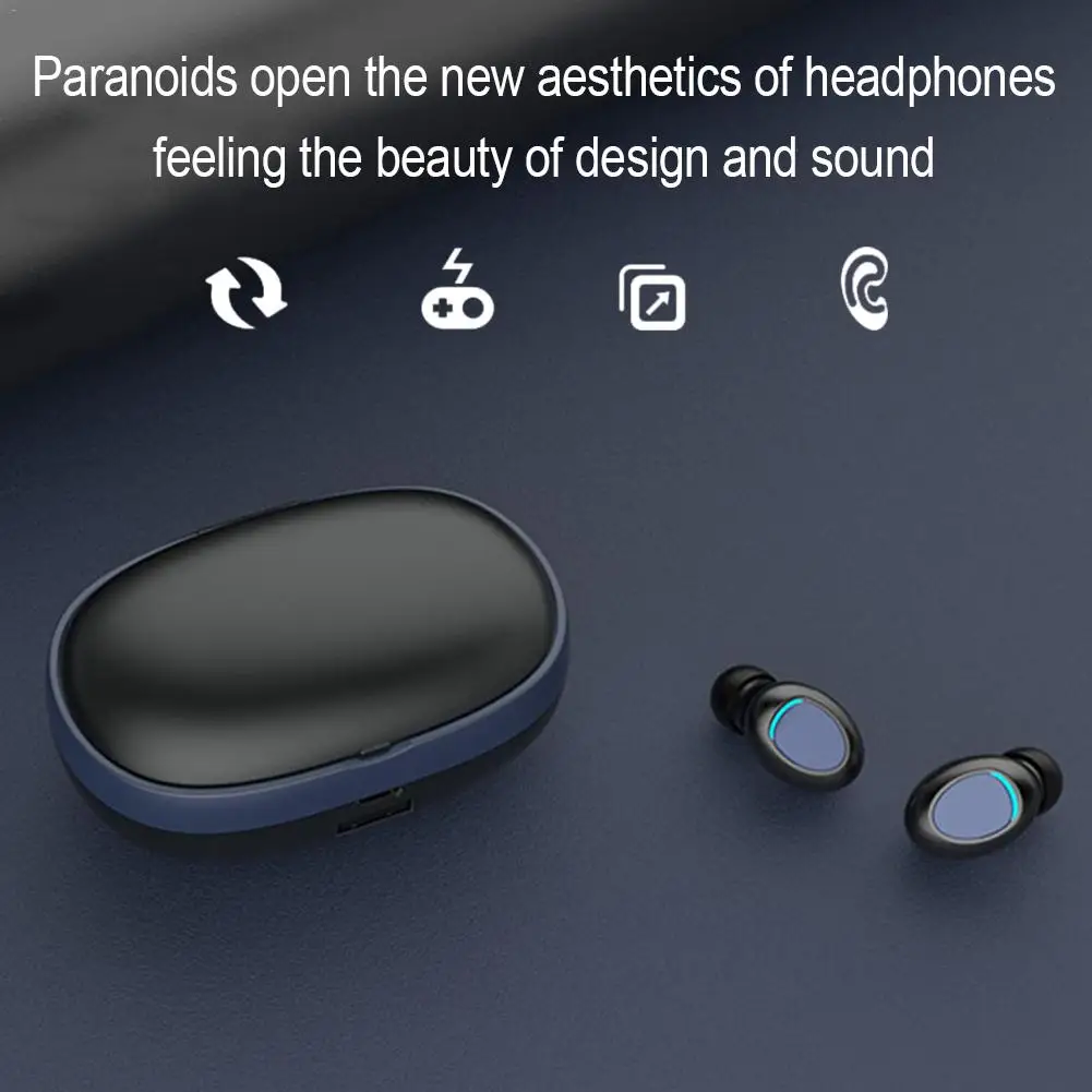 Беспроводные наушники T3S бинауральные водонепроницаемые Bluetooth-наушники TWS 5 0