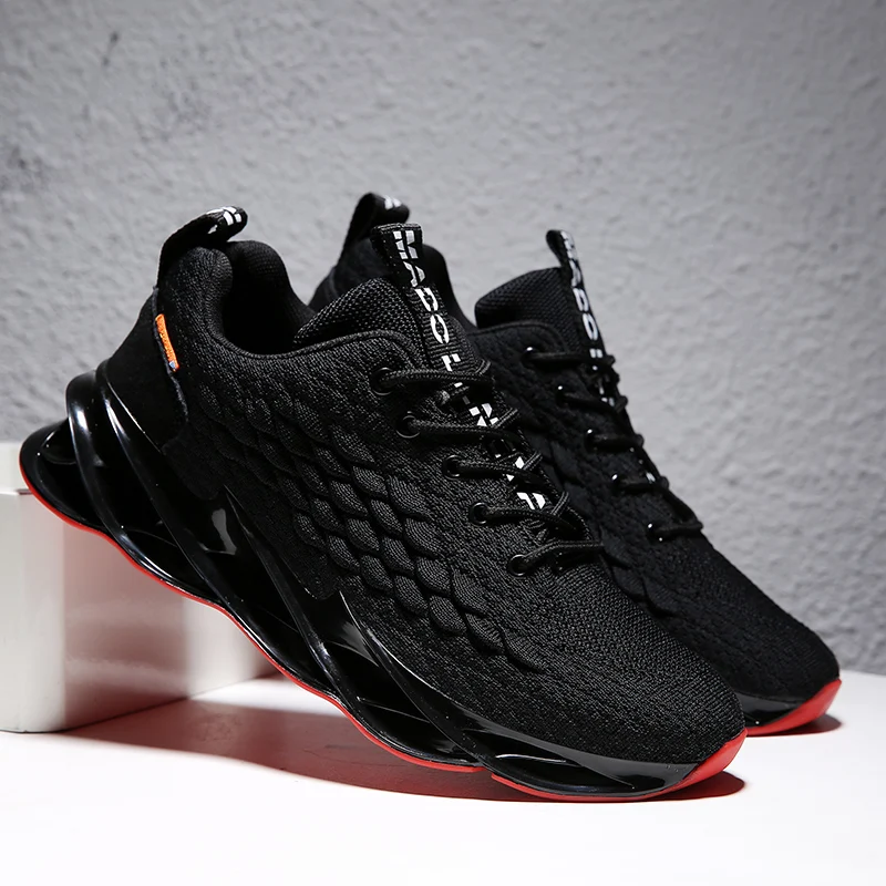 Новые амортизирующие мужские кроссовки с полой подошвой спортивная обувь для