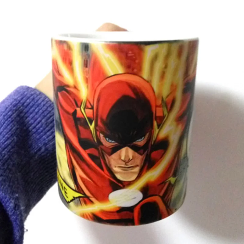 Мужская фарфоровая Волшебная чашка Flash Man 2020 кружка с супергероями 11 унций