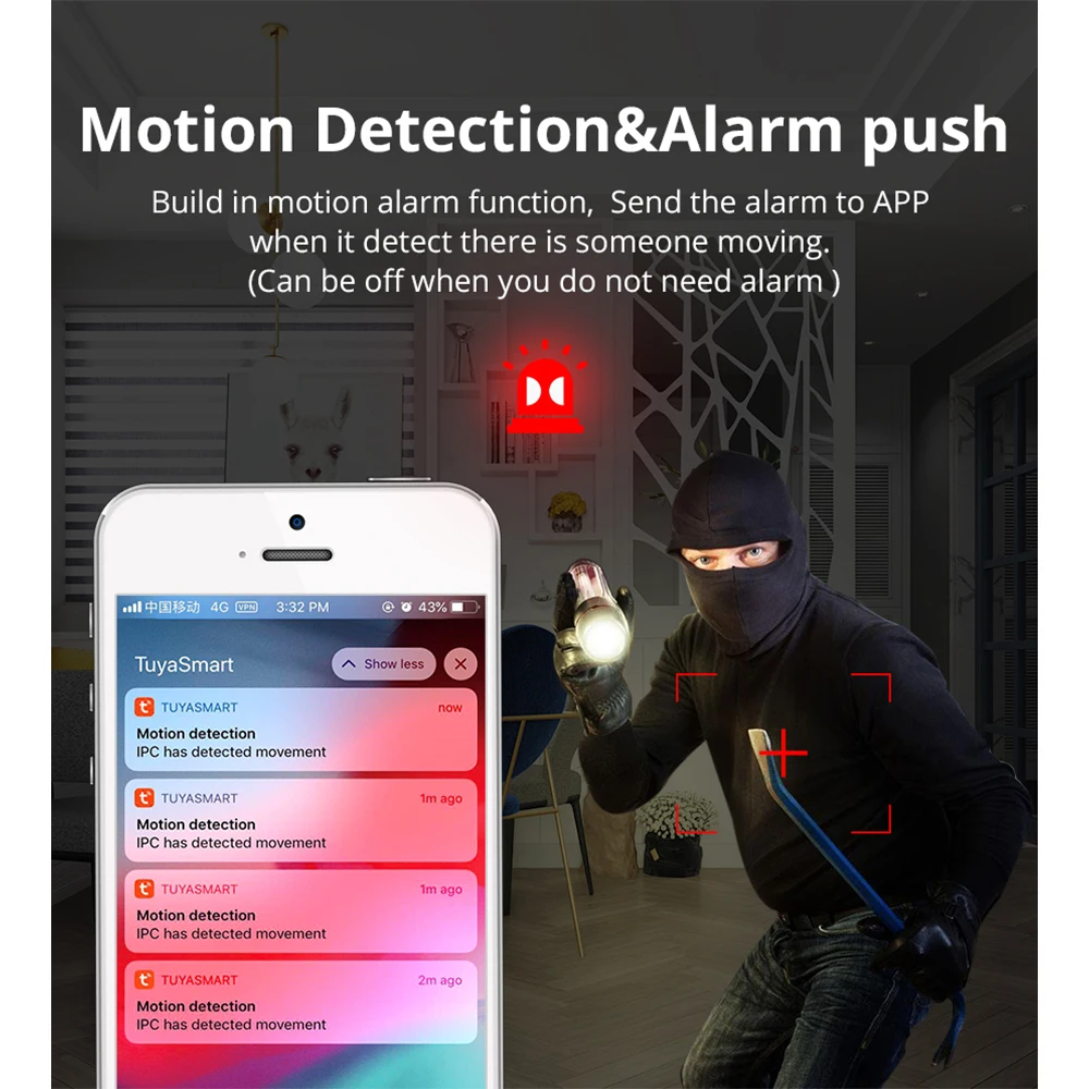 Tuya Smart Life наружная CCTV Len камера s IP безопасности WiFi Intercome Умный дом Охранная