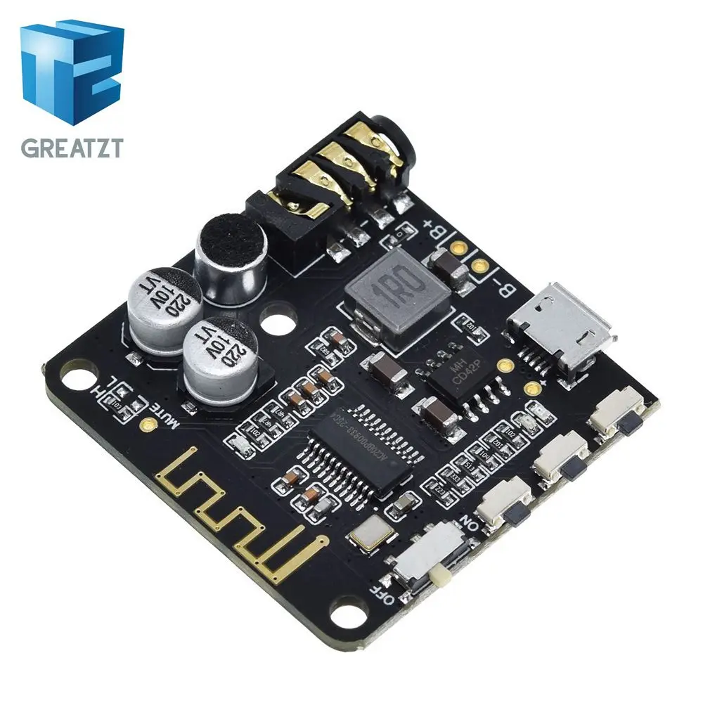 Миниатюрная Плата декодера MP3 GREATZT с Bluetooth 5 0 аудиоприемник mp3 плеер без потери