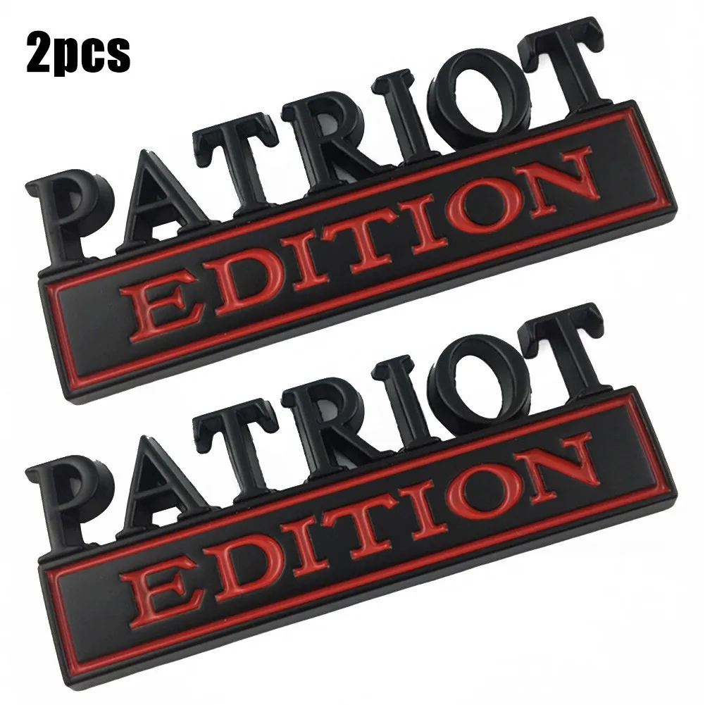 

PATRIOT EDITION Car Emblem Badges Rear Box Universal Vehicle Zinc Alloy
