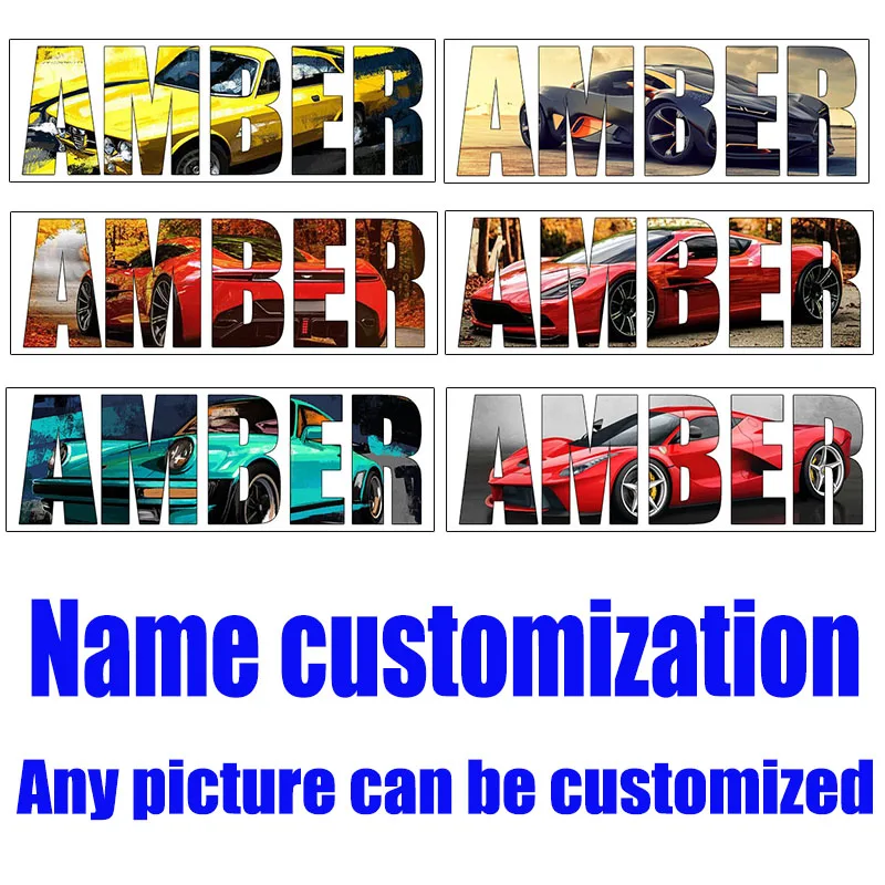 

Картина с именем фото на заказ, алмазная живопись 5D, сделай сам, автомобиль, картина Стразы, алмазная вышивка крестиком, украшение для дома и ...