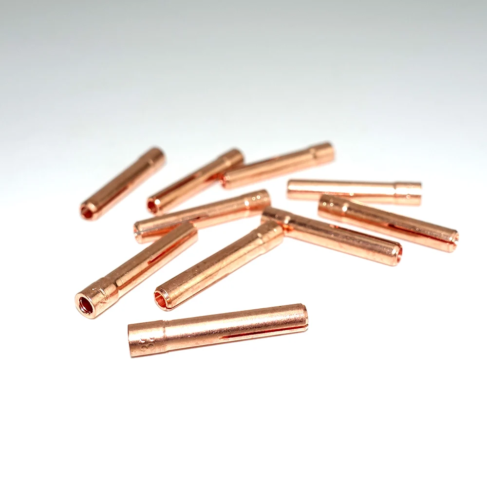 10 шт. TIG Collet 1 0/1 6/2 4/3 2 мм держатель вольфрамовых электродов 13N21 13N22 13N23 13N24 для WP9 WP20