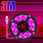 USB Фито расти светодиодный светильник полосы 0,5 HDMI кабель 1 м 2 м 3 м Водонепроницаемый растительная лампа светодиодный полный спектр гидропоники Lampara 5V Fitolampy