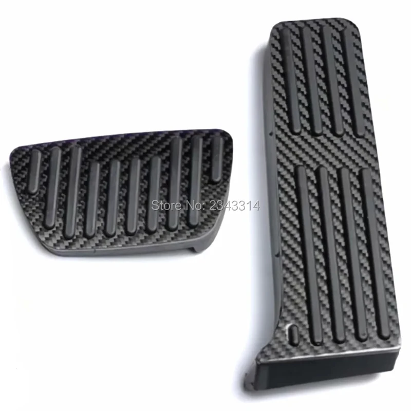 

For Toyota RAV4 Camry Avalon Accessory 2019 2020 Aluminum AT Car Accelerator Pedal Gas Fuel Brake Pad Protectors Sticker Styling