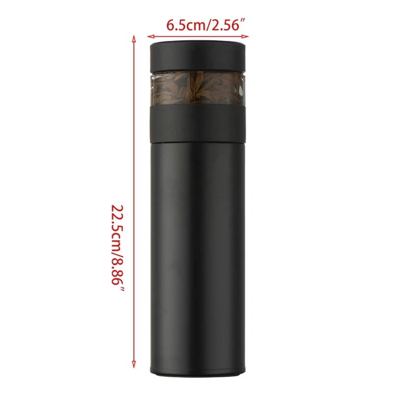 

Stainless Steel Thermos Sports Water Bottle with LED Temperature Display/Double Wall Vacuum Insulated Leak Proof/Stay Hot Cold f