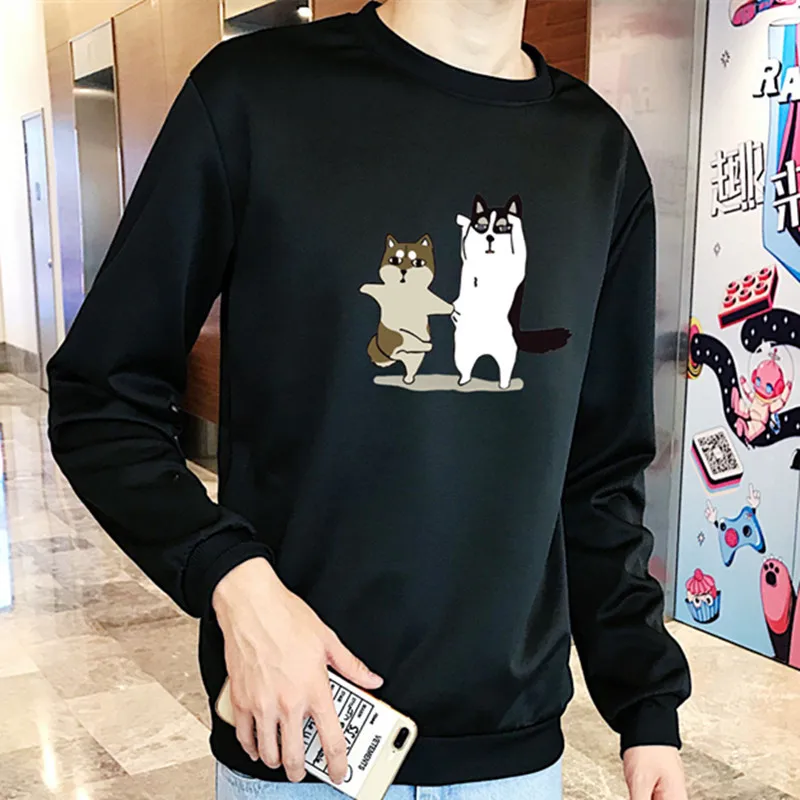 

2021 Fashion Print Loose Comfort Cotton Hoodie, Spring Couple Outdoor Street Jogging Hoodie YHZ489--YHZ493