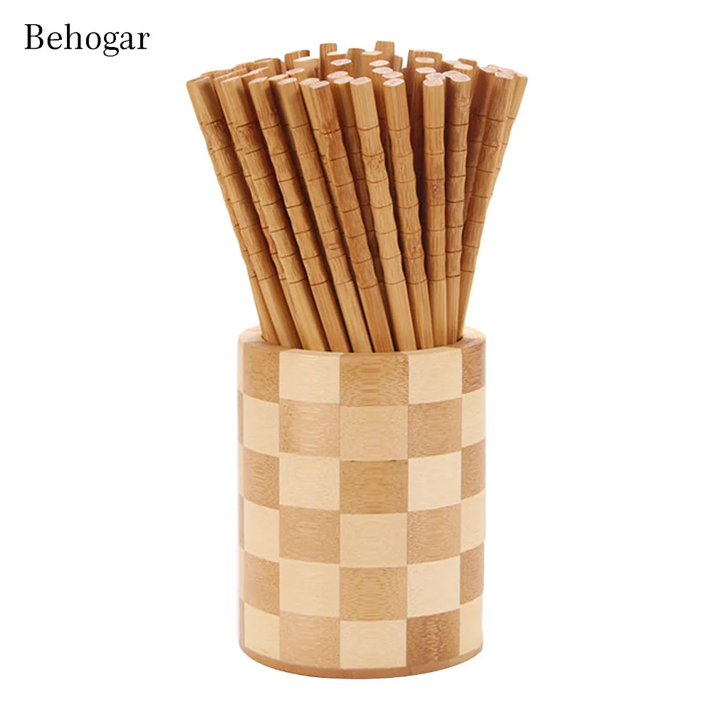 Behogar 10 пар в комплекте Натуральные Экологичные бамбуковые палочки дозирующая