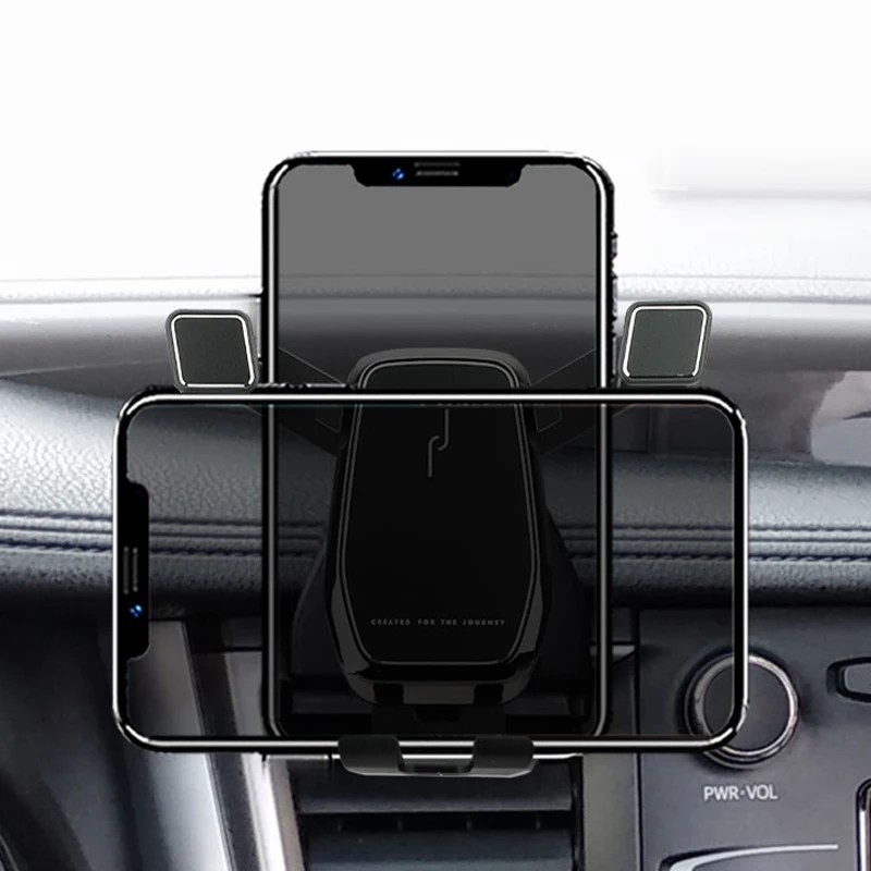 car gps stand air vent mount clip clamp mobile phone holder for toyota highlander accessories 2015 2016 2017 2018 free global shipping