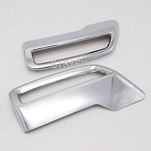 

For Peugeot 3008/5008 2017-2019 High Flying 2 Pcs Polished ABS Chrome Exhaust Muffler Tail Pipe Trim Stickers Car Accessories