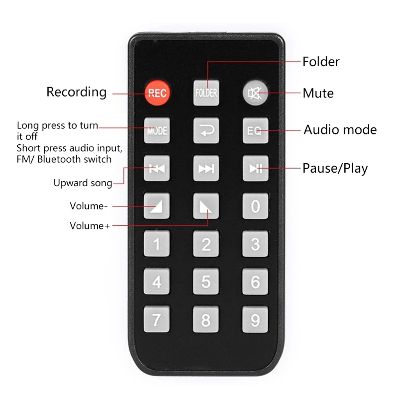 Беспроводной Bluetooth MP3 декодер плата радио музыкальный плеер функция записи Bluetooth/U