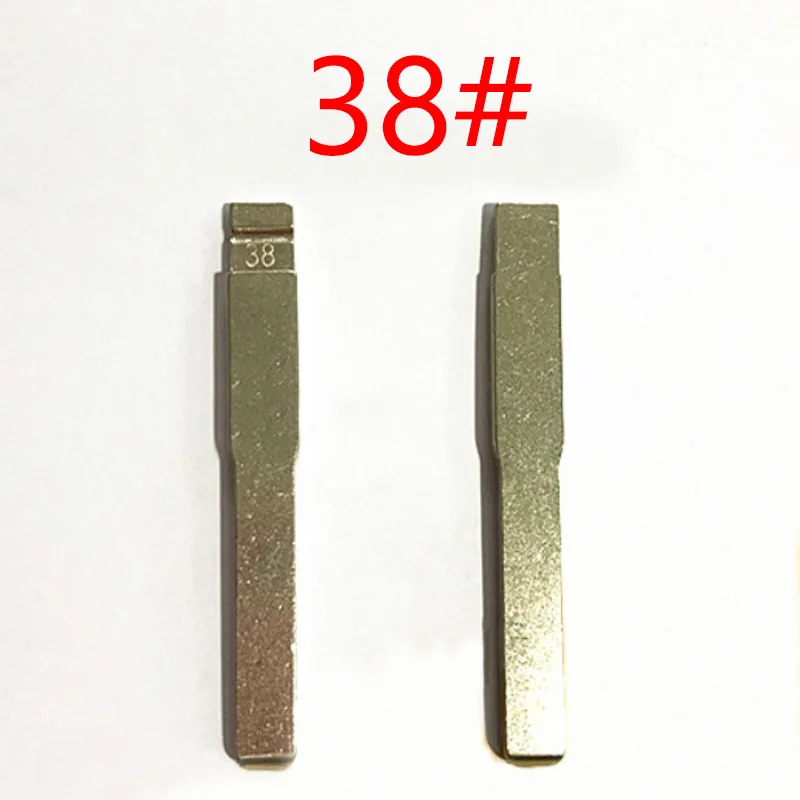 38 Пульт дистанционного управления#02# 31B#15 ключ для ключа автомобиля embryo для Kia Toyota правое левое лезвие автомобильный ключ Embryo № 15 замена головки ключа - Цвет: 38