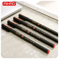 like stationery neutral pen 0 3mm full needle pen students learn financial office special pen 0 3mm black gel pen plastic normal