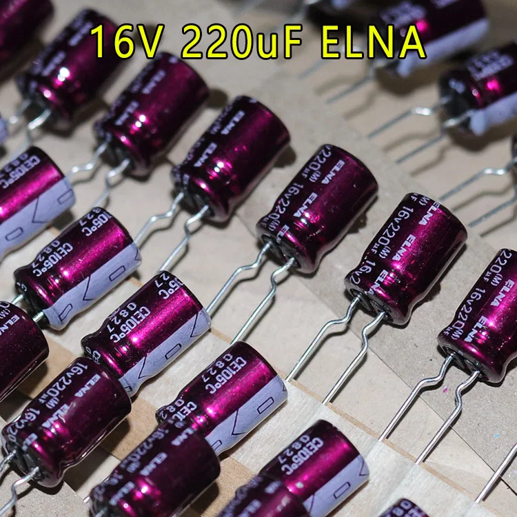 2 шт. Бесплатная доставка ELNA Япония RW2 220 мкФ 16 V алюминиевая крышка 25В аудио