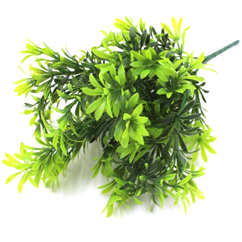 

Fake Plastic Flowers Artificial Plant Simulation Plants Green Grass Plastic Plant Decorative Simulation Grass For Home Decor