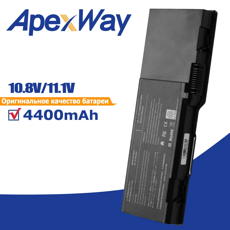 Apexway ноутбук Батарея для Dell Inspiron 1501 6400 E1505 PP20L PP23LA Latitude 131L 1000 XU937 UD267 RD859 GD761 312