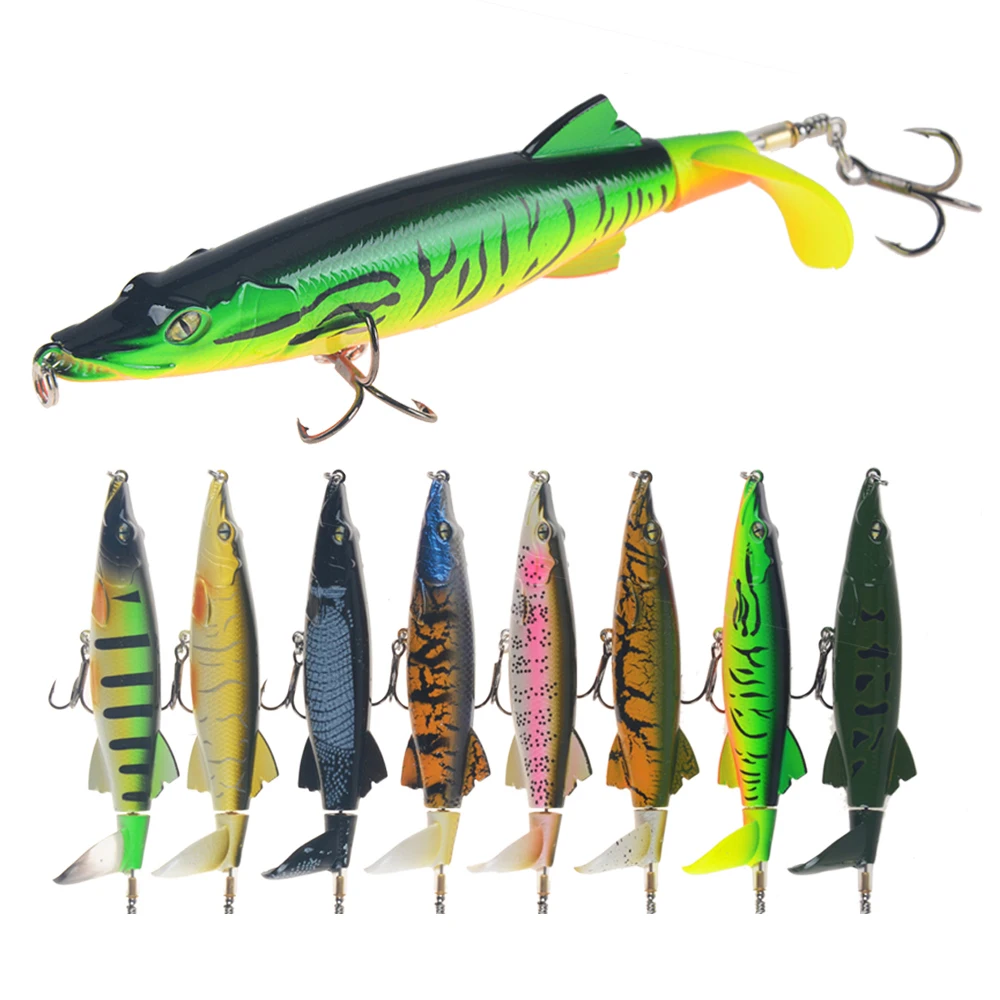 

13 см 16g с пропеллером Topwater рыболовная приманка искусственная приманка Жесткий Мягкий вращающийся хвост рыболовные снасти Geer