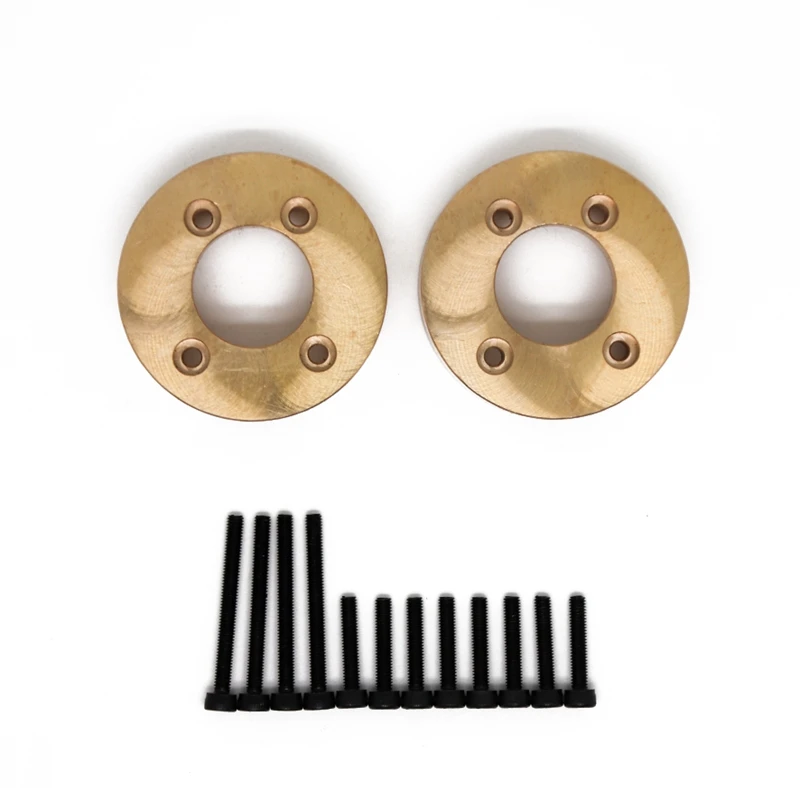 2 uds lat&oacute;n Balance de contrapeso peso para YK4101PRO YK4102 YK4103 YK4082 YiKong coche trepador de control remoto piezas de mejora-4