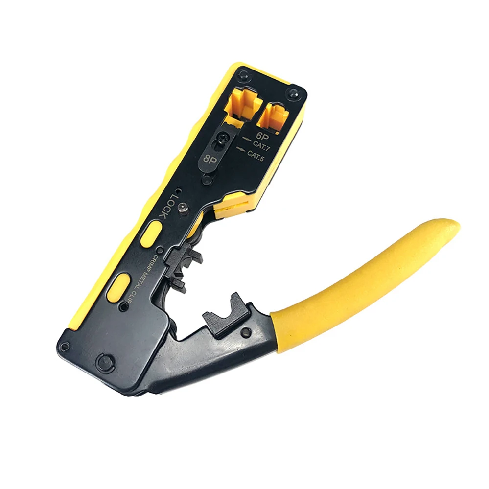 Щипцы сетевые OULLX Cat7 RJ45 многофункциональные плоскогубцы для зачистки кабеля RJ12