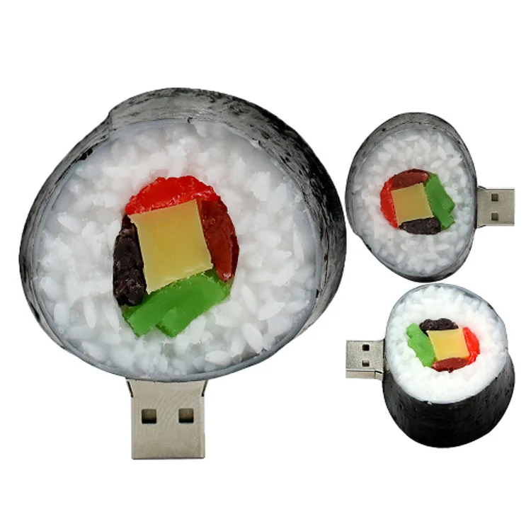 Еда суши/гамбургер/пицца USB флэш-накопитель 16g32g Модный usb Флеш накопитель под