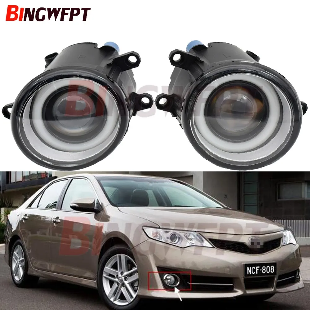 2 шт. светодиодный противотуманный светильник Angel Eye с объективом для TOYOTA Corolla Ractis
