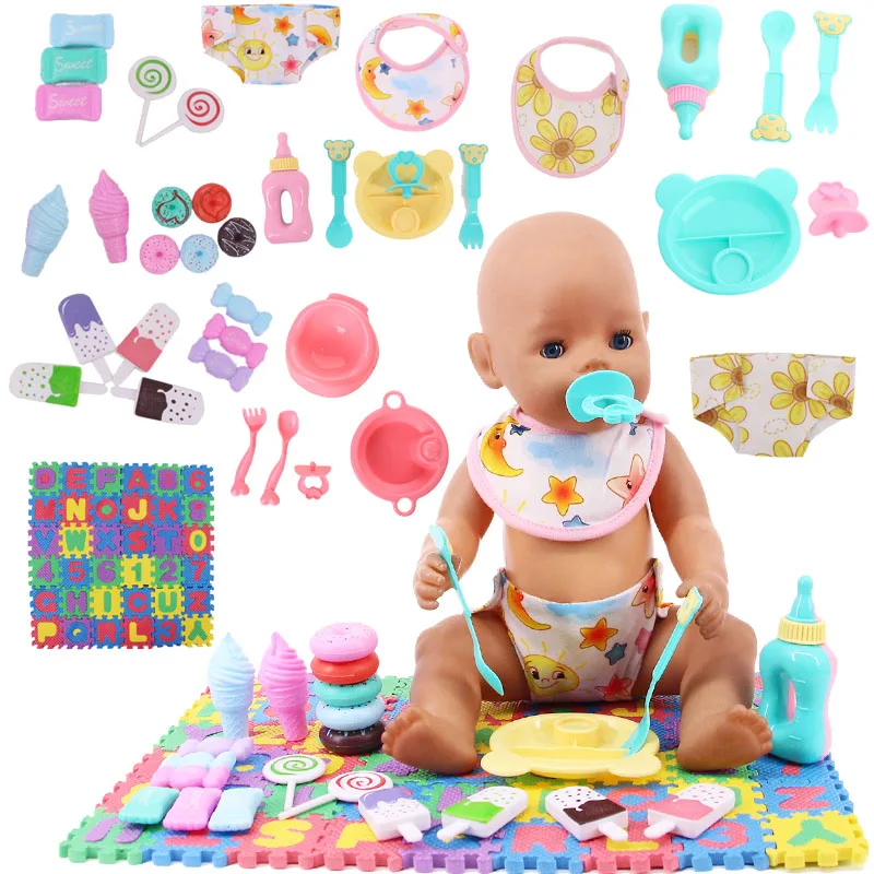 Аксессуары для кукол подушка с буквами посуда мини-модель десерта нижнее белье