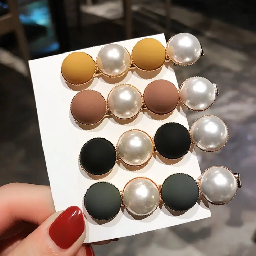 Женская заколка для волос с искусственным жемчугом Корейская | Красота и