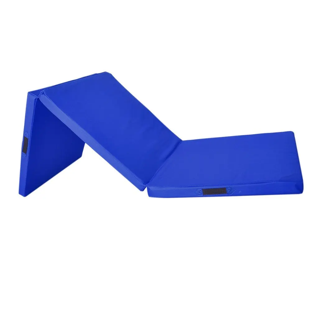 

180*60*5cm Folding Yoga Mat Pearl Wool Soft Dance Pads Three Fold Gymnastics Mat Pilates Sports Training Exercise Sit-up Mat