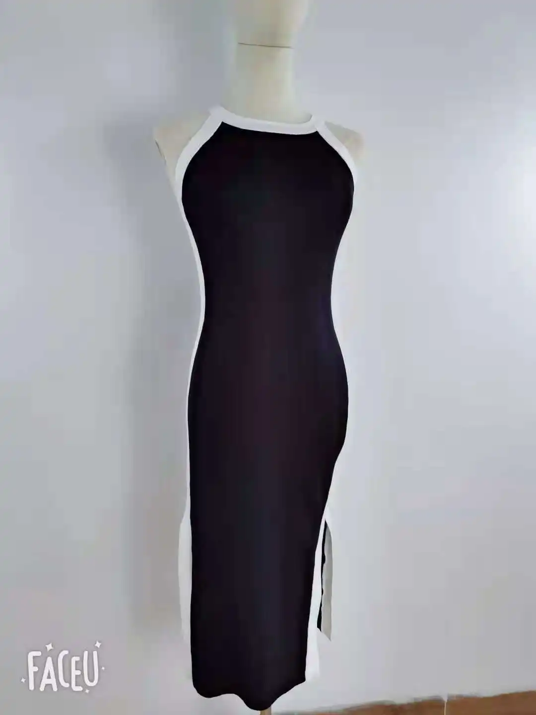 

Plus Size Summer Bodycon Dress Evening Female Vintage Party Oversize Sleeveless Beach Women Dresses Robe Vestido Maxi Knitted