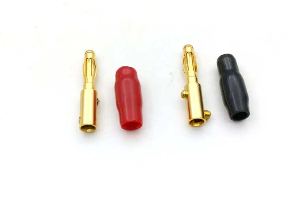 4 шт. медь мм разъем типа &quotбанан&quot позолоченный разъем|plug 4mm|plug goldplug banana |