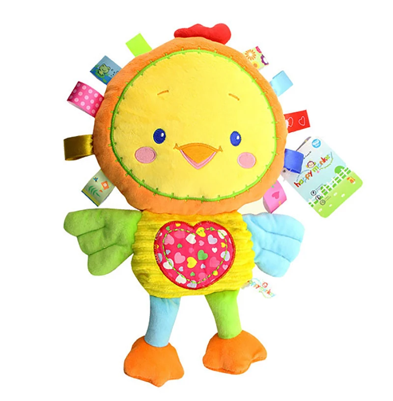chick 8 видов стилей, детские игрушки, погремушки, успокаивающие куклы, плюшевые детские погремушки игрушки, животные, колокольчики, новорожденные животные, слон/обезьяна/Лев/Кролик - Цвет: chick