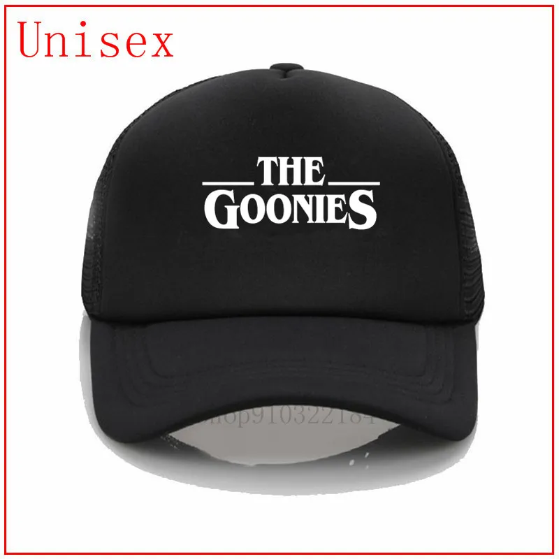 

The Goonies white trucker hat hats for men baseball sun protection hat ponytail baseball cap cross ponytail hat sun hat cap