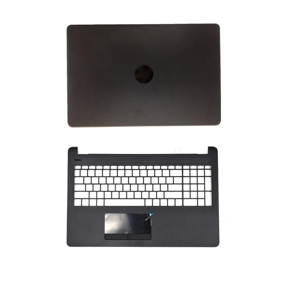 Новая Черная задняя крышка для ноутбука/Передняя панель/петли ЖК-экрана/Упор