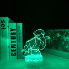 Светодиодный светильник в стиле аниме Унесенные призраками, белый ночсветильник для украшения детской, спальни, акриловая настольная лампа 3D для комнаты в подарок на день рождения