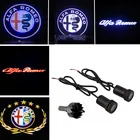 Лазерный проектор логотипа 2X, светодиодный дверной светильник для Alfa Romeo 5 147 159 GT Giulietta 156 Mito 166 автомобиль Brera Spider 164 155 146 4C 8C