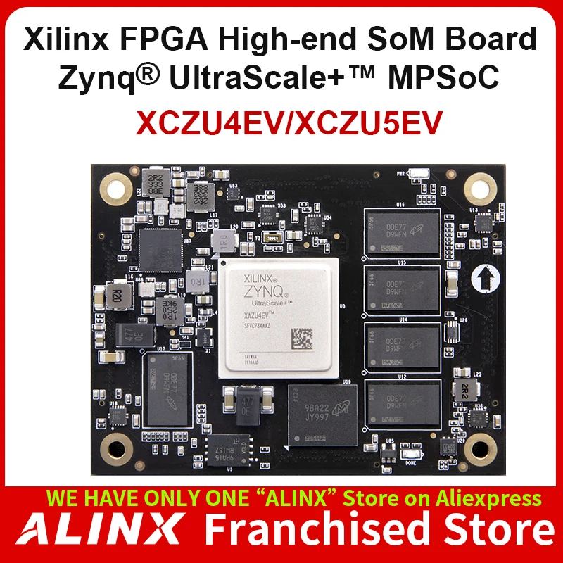Модуль промышленного класса ALINX SoM ACU4EV ACU5EV: Xilinx Zynq UltraScale + MPSOC AI ZU4EV ZU5EV | Компьютеры и