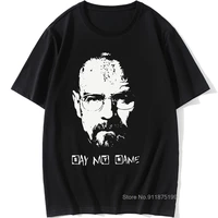 say my name breaking bad walter white tops t shirt men cotton cool t shirt oneck tees fitness tees