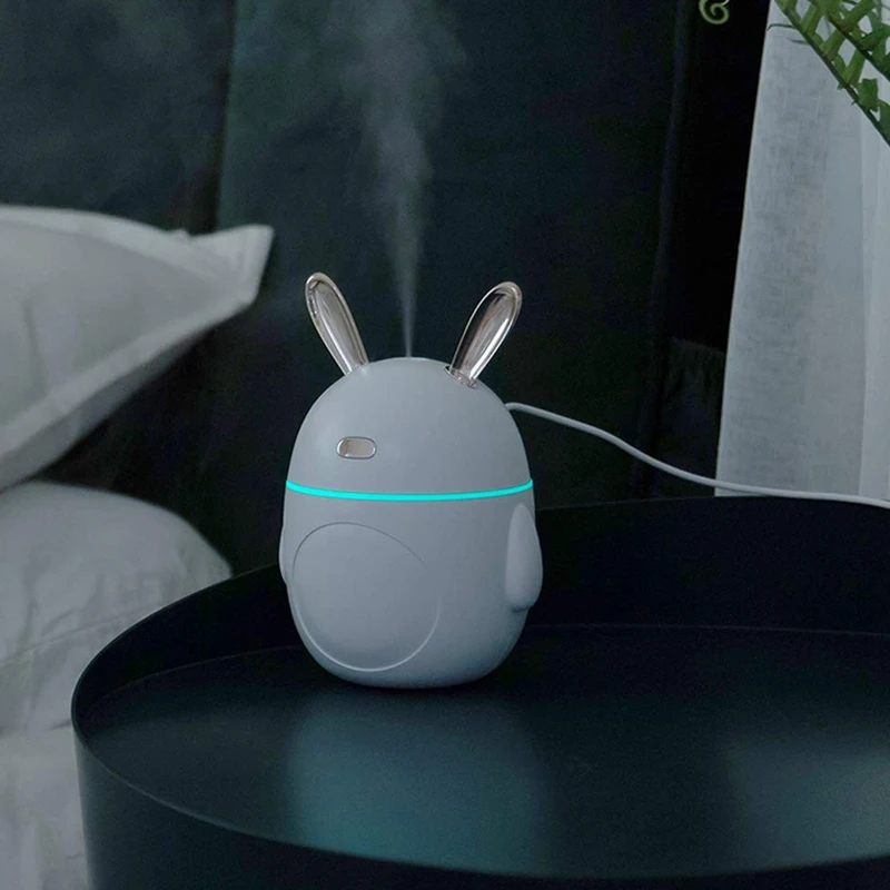 Rabbit Air Humidifier USB Cool Mist Portable with LED Fogger Maker Aromatherapy | Инструменты