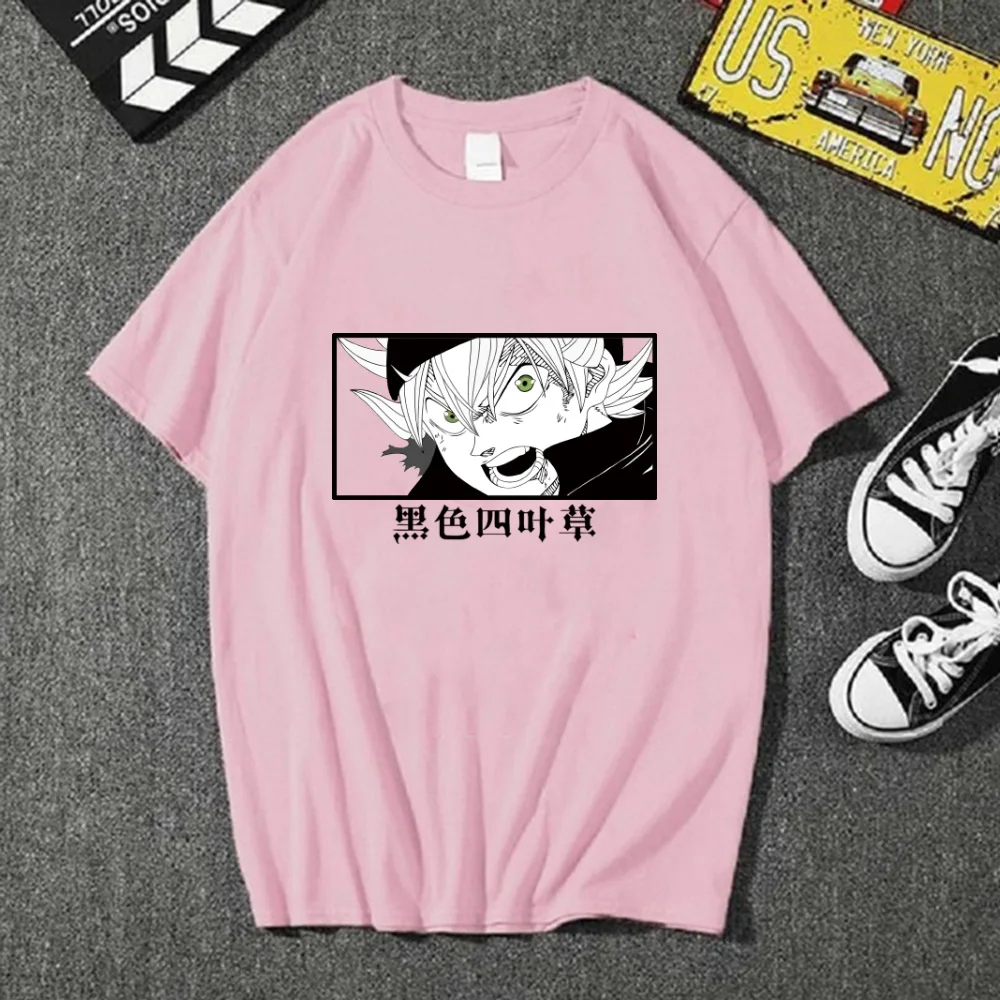 

Black Clover Fashion Short Sleeve O-neck Casual Loose Print Anime T-shirt