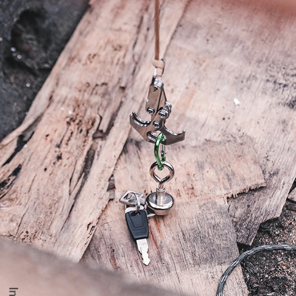 

Foldable Survival Grappling Hook for Climbing Claw Multifunctional Stainless Steel Folding Rescue Tool Outdoor Climbing Tools