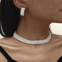 2021 long multi style collar bohemian rhinestone tassel necklace womens irregular twisted double layer necklace fashion jewelry