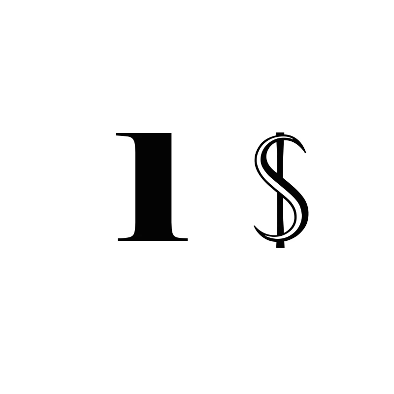 

1$