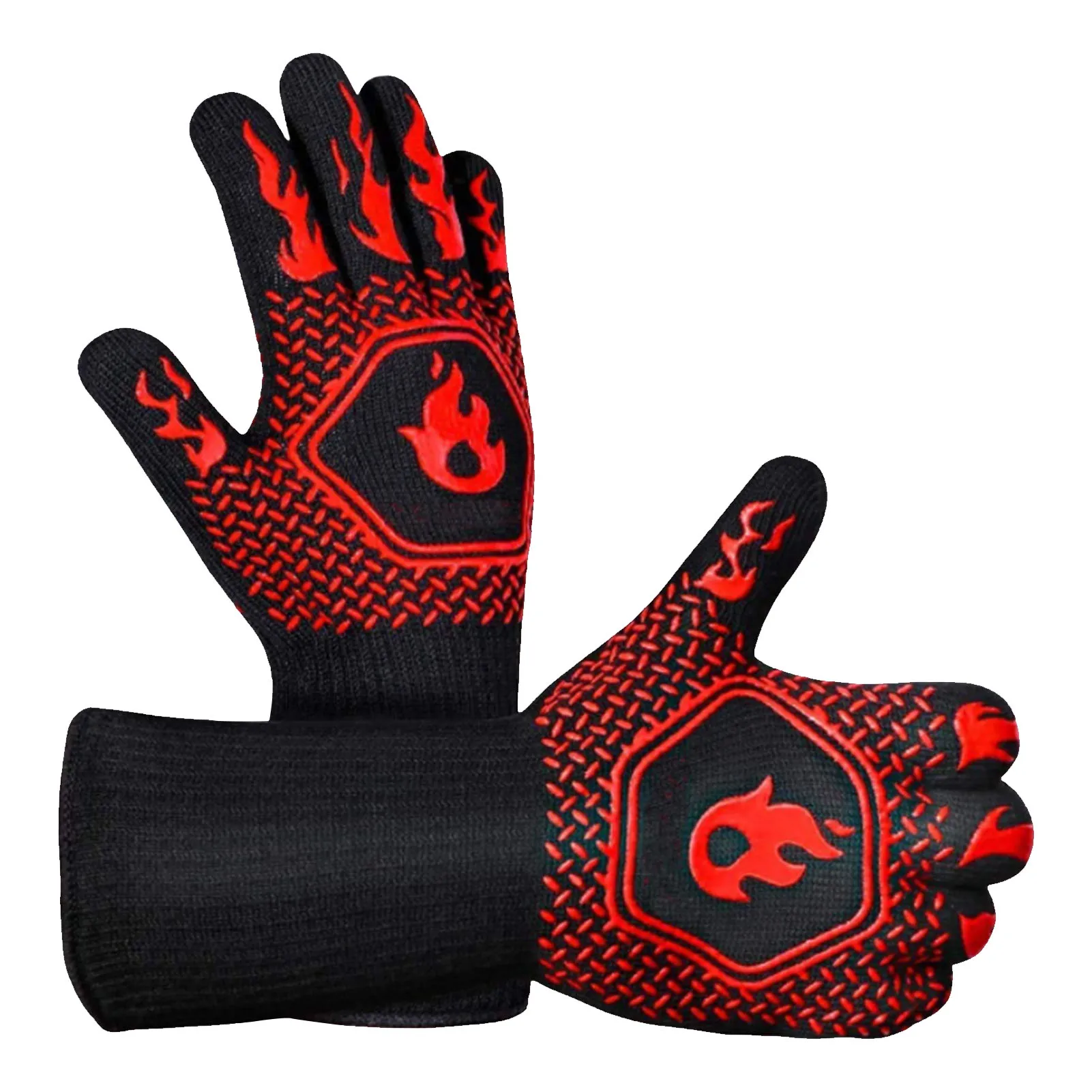 

Экстремальные термостойкие перчатки, силиконовые перчатки для приготовления пищи, дышащие перчатки для рукоделия, водонепроницаемые перч...