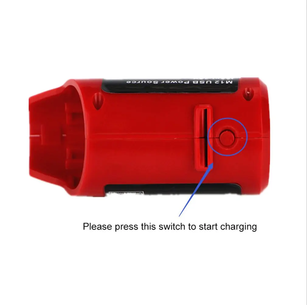 USB зарядное устройство адаптер конвертер для Milwaukee M12 49 24 2310 48 59 1201 8 12 В литий