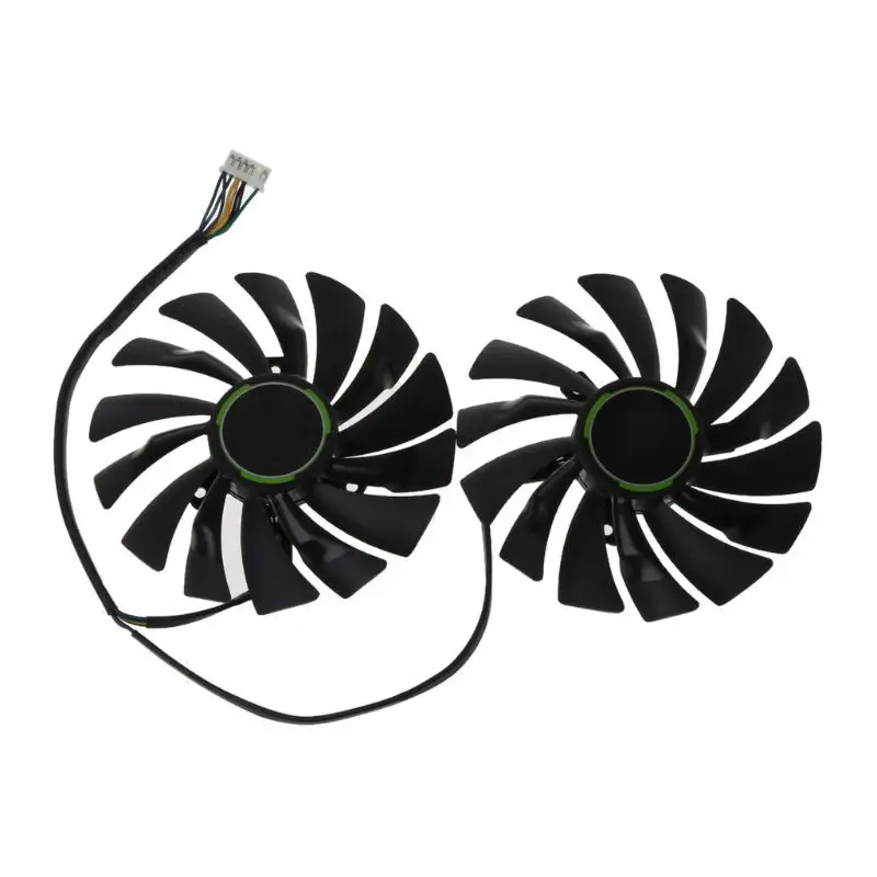 2pcs 95MM PLD10010S12HH 6Pin Graphics Video Card Cooler VGA Fan For MSI GTX970 B36A