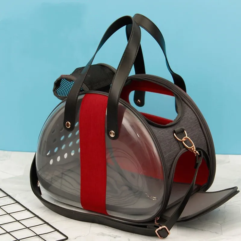 

Cat DogTravel Bag Carrier Portable Go Out Transparent Backpack Foldable Breathable Cat Bag Handbag Pet Supplies