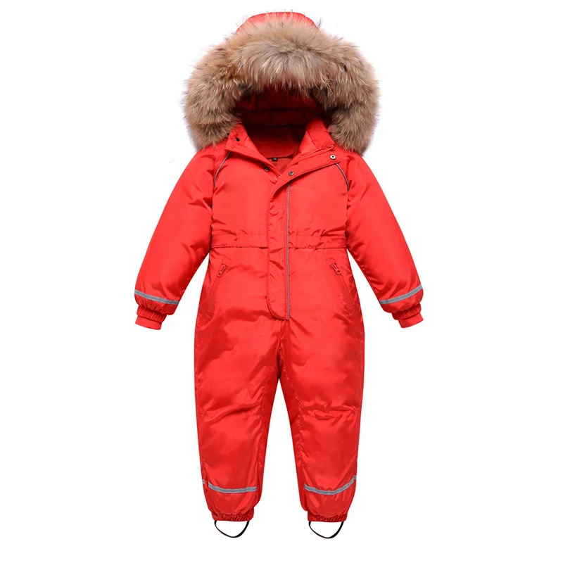 IYEAL Russia Cold Winter Children Clothing Ski Suit Down Jacket Kids Boy Outerwear Coat Waterproof Snowsuits Girl Parka 3-8Years enlarge