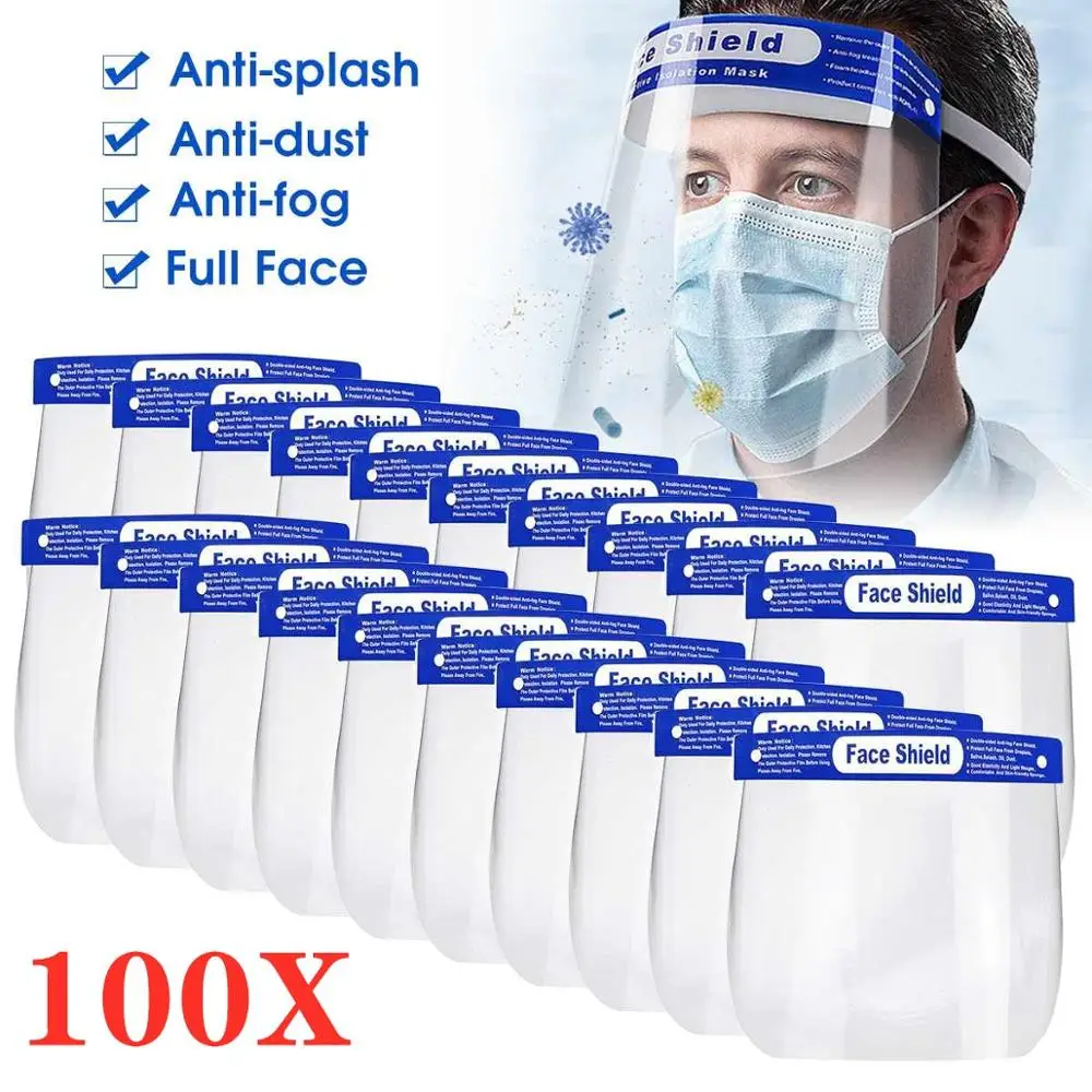 Без налога 100 шт. защитный анфас маска для взрослых и детей уход за кожей лица щит